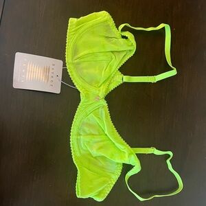 Mesh lime green savage x Fenty bra